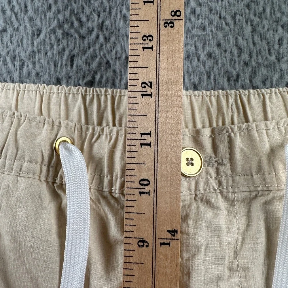 BYLT Men's Shorts XXL‎ Beige Cotton Spandex Cargo Drawstring 6.5